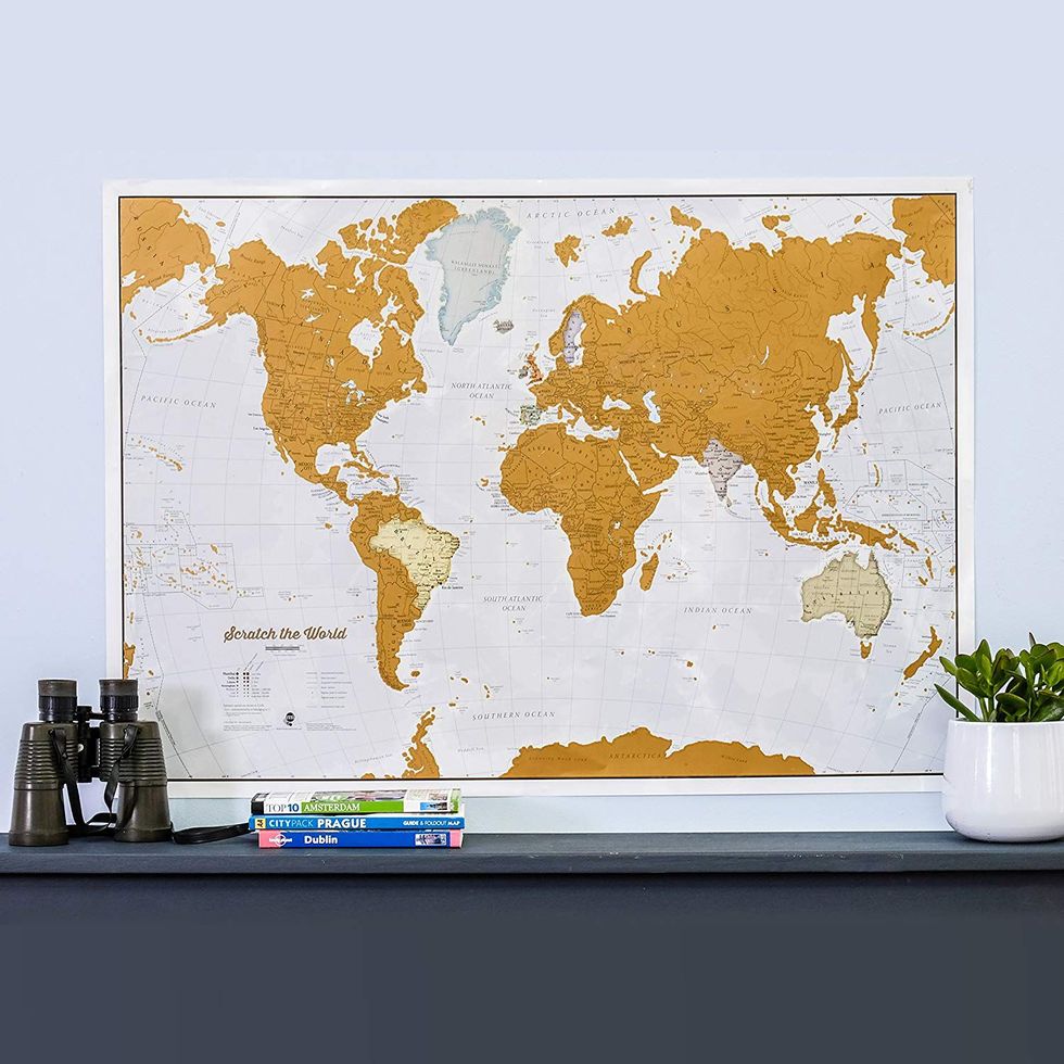 Scratch-Off World Travel Map