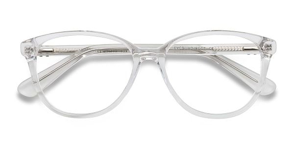 Eye Buy Direct Clear White Glasses