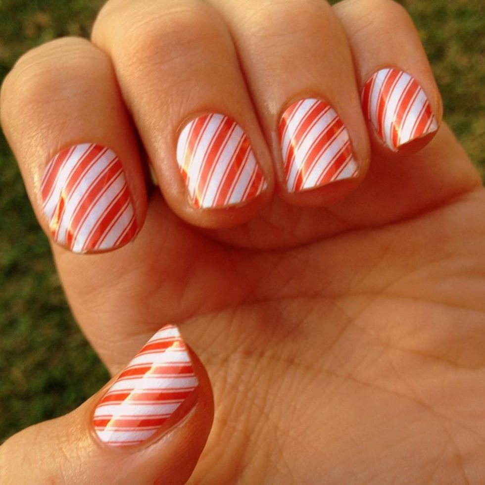 Jamberry Candy Cane Nail Wraps