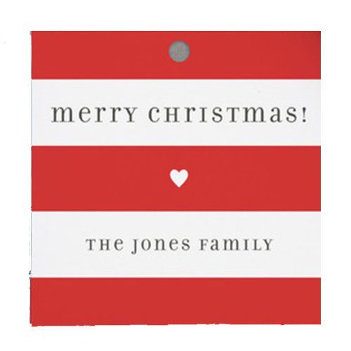Bright Stripes Gift Tags