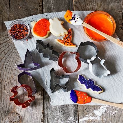 Halloween Cookie Cutters, Set of 8
