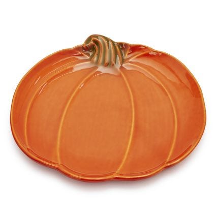 Orange Pumpkin Plate