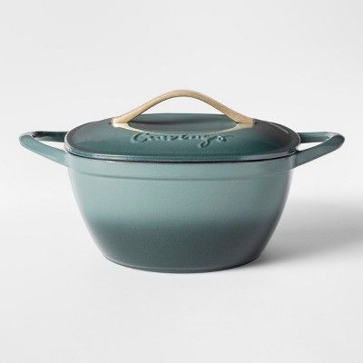 5-Quart Cast Iron Enameled Dutch Oven with Lid