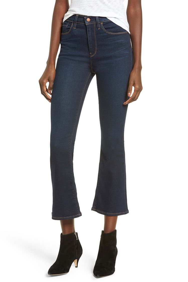 Hudson Jeans Holly High-Waist Crop Flare Jeans