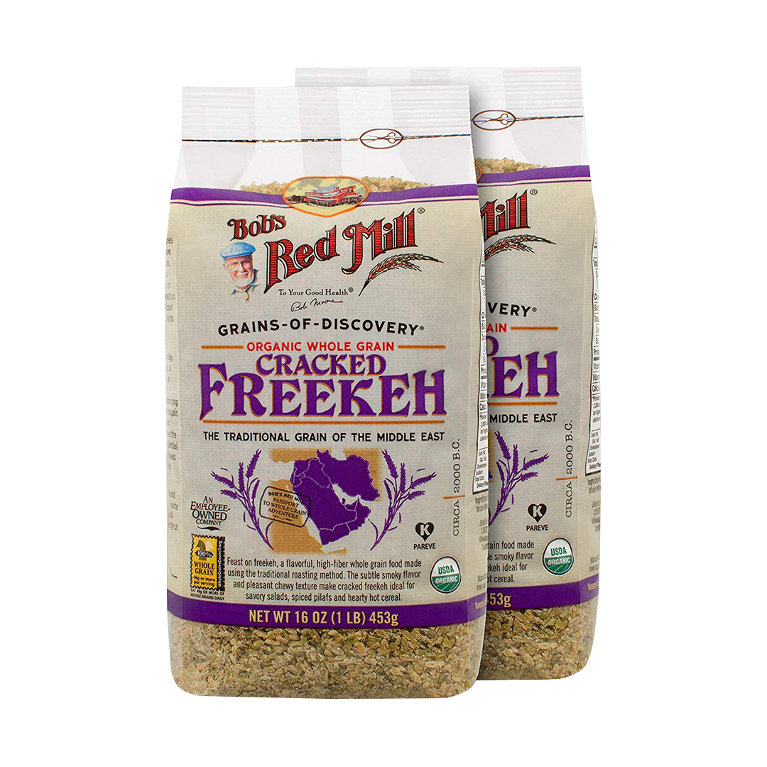 Bobs Red Mill Organic Whole Grain Cracked Freekeh, 16 Ounces (Pack of 2)