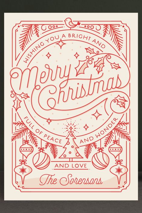 20 Classic Christmas Cards Retro And Vintage Holiday Greetings 2019