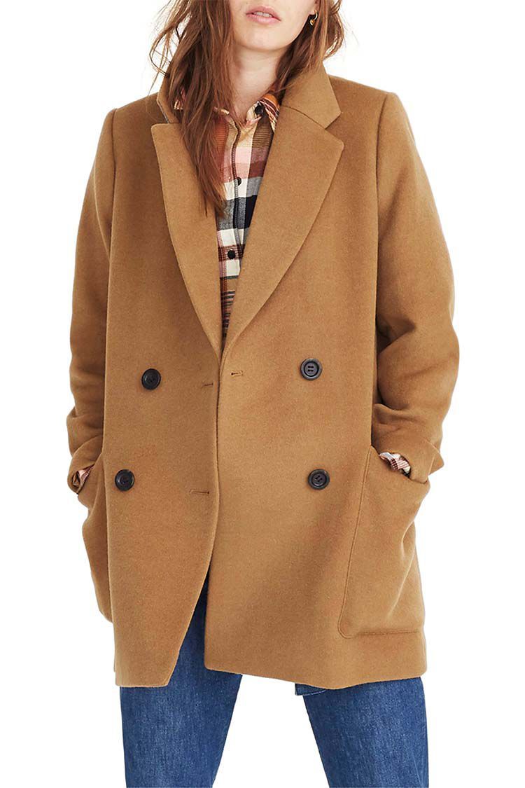 camel coat women wool