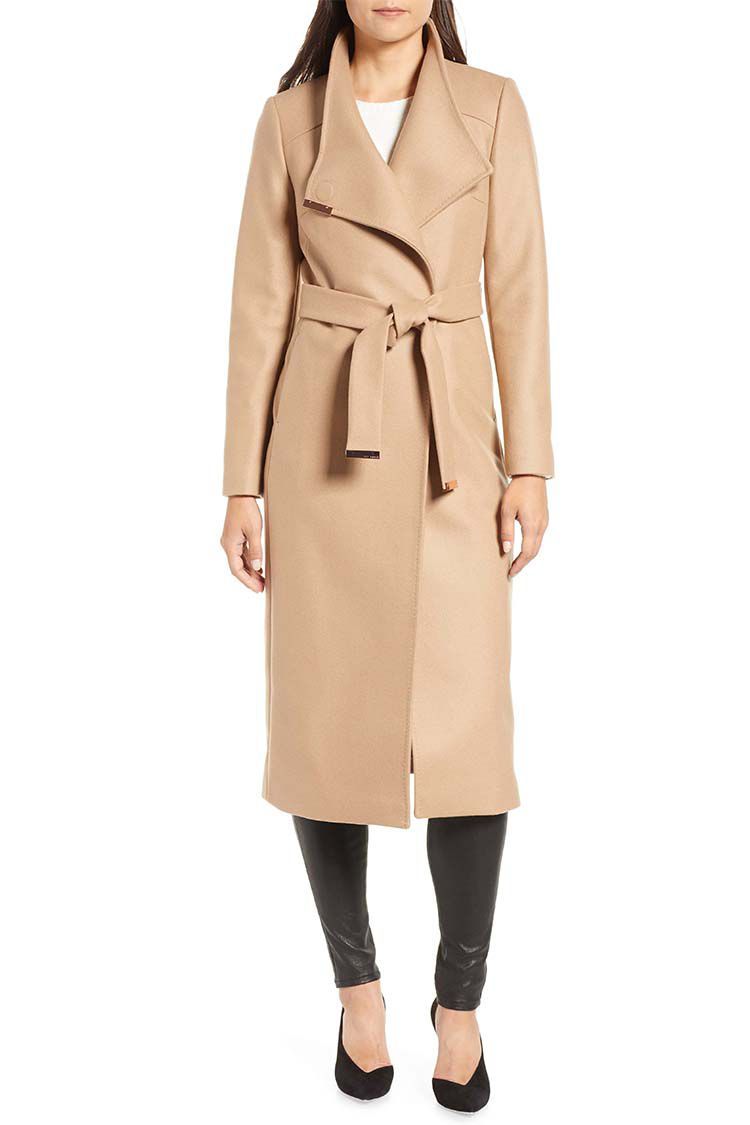 Topshop lily knit 2024 back midi coat