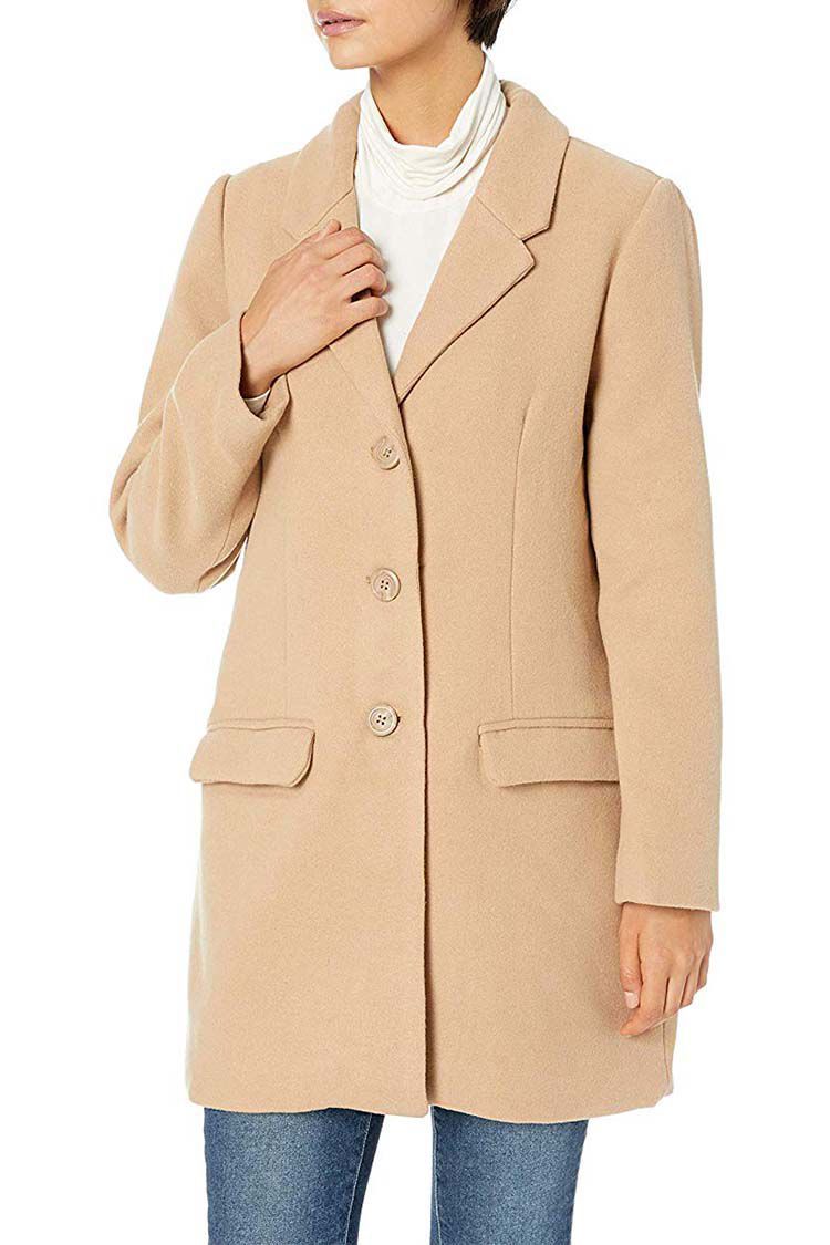 Topshop relaxed coat outlet camel