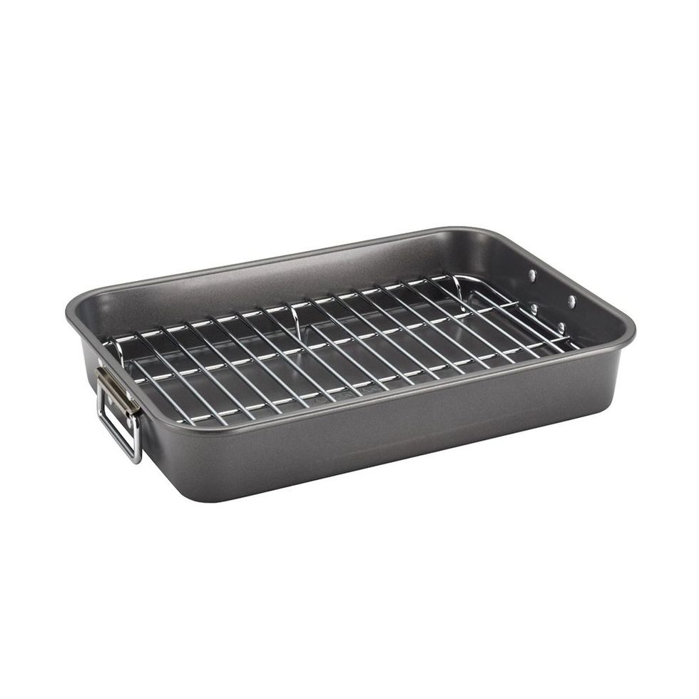 Imperial Home 16'' Carbon Steel Roasting Pan with Rack & Reviews