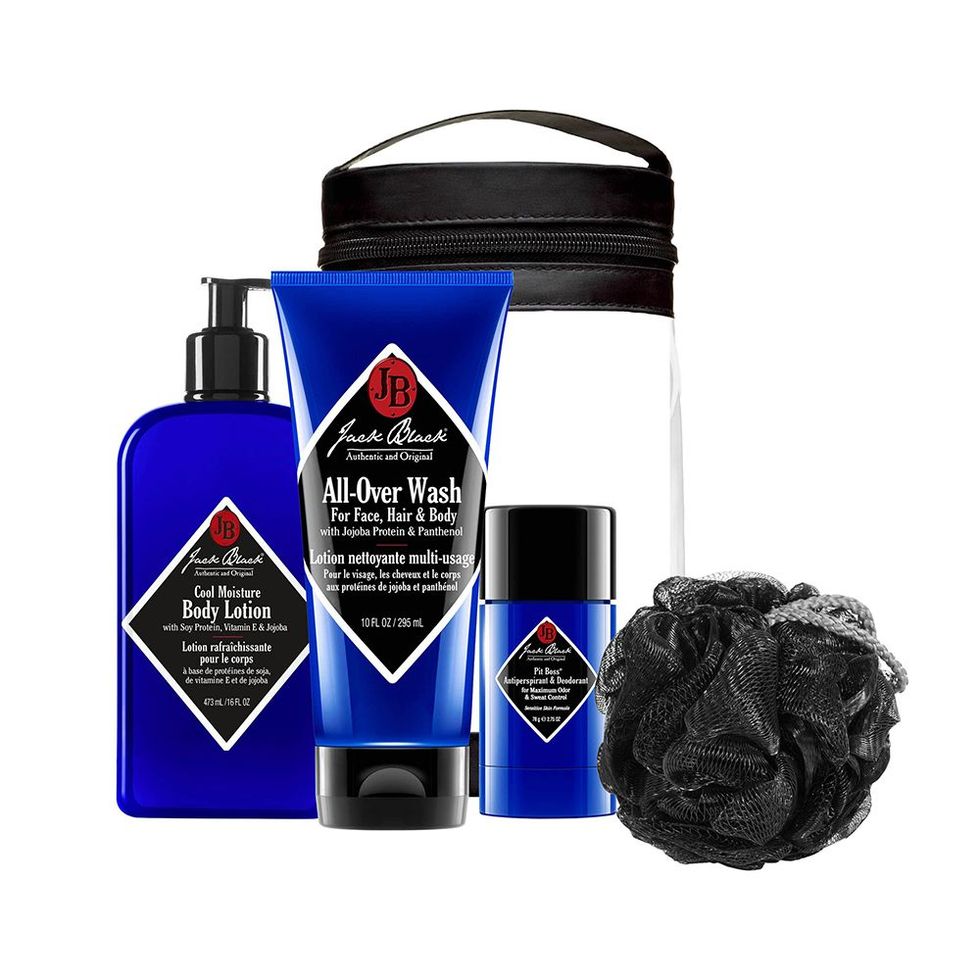 Jack Black Men's Clean and Cool Body Basics Grooming Gift Set