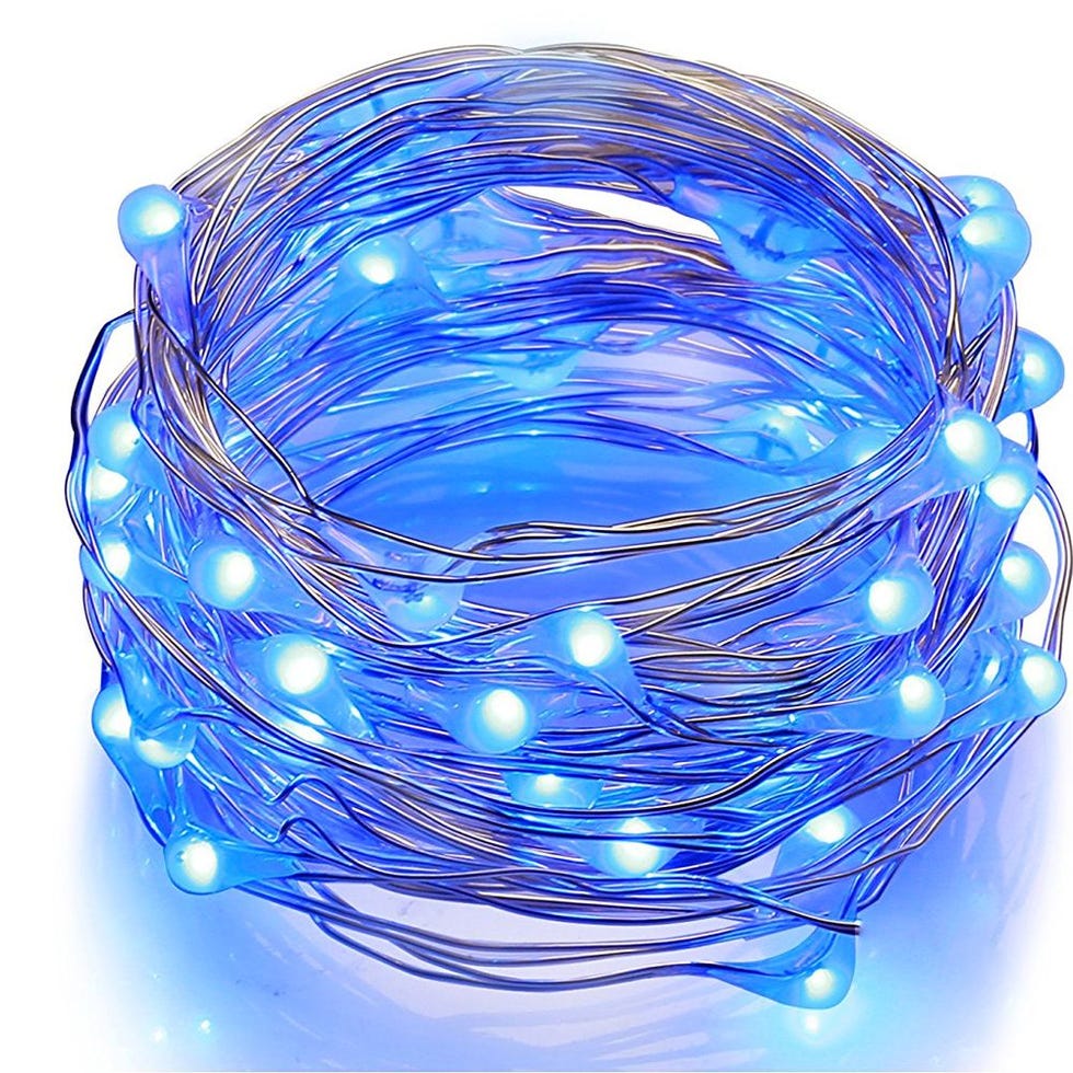 Blue LED String Lights