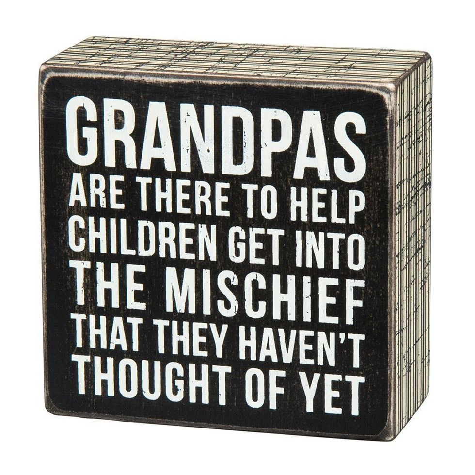 Grandpas Box Sign