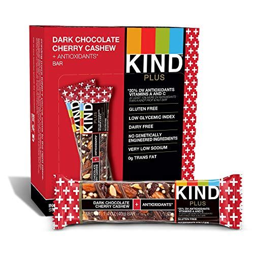 Dark Chocolate Cherry Cashew Kind Bars (Pack of 12)