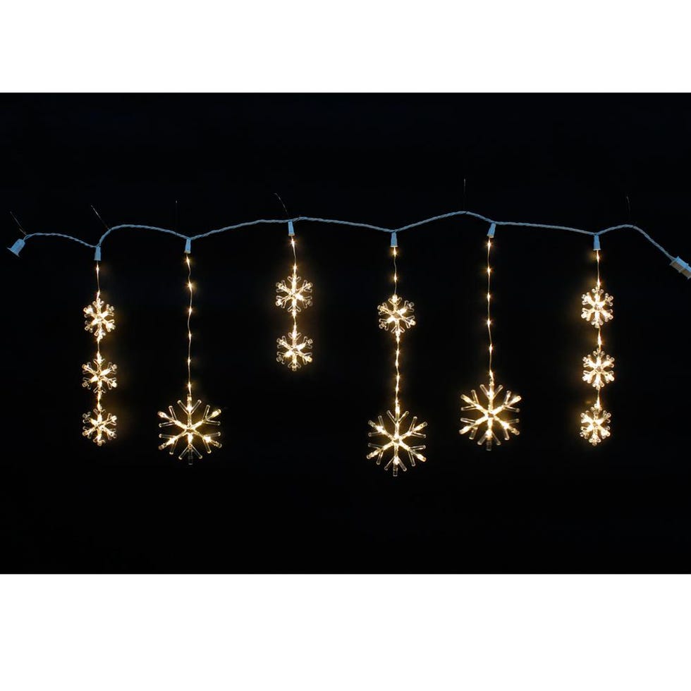 Snowflake Icicle Lights