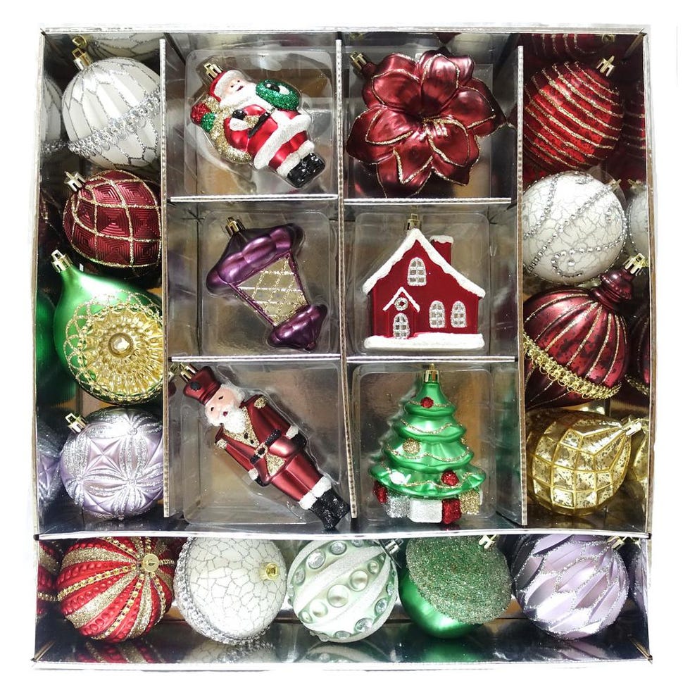 Ornament Set Festive Garnet