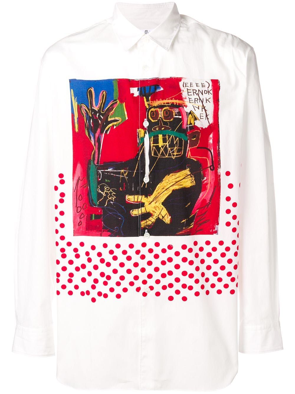 Comme des garcons shirt shop jean-michel basquiat print tee