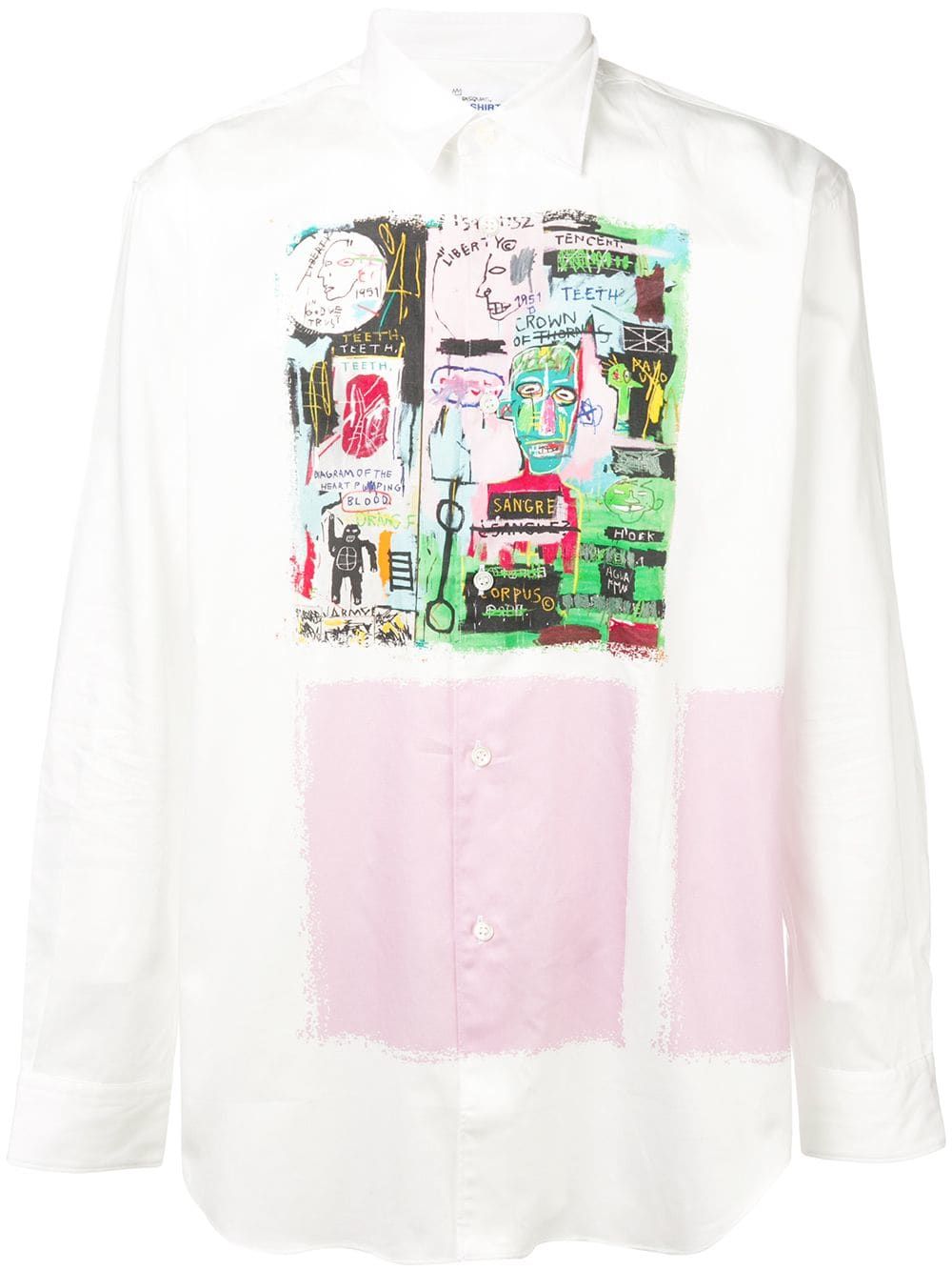 comme des garcons shirt basquiat