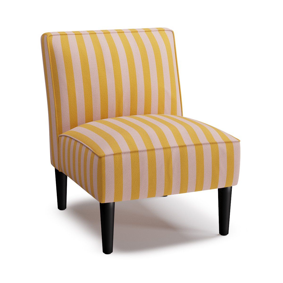 Slipper Chair in Marigold A G T Stripe
