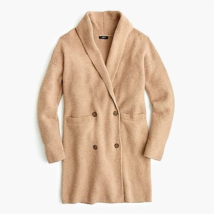 Double-breasted Cardigan Coat