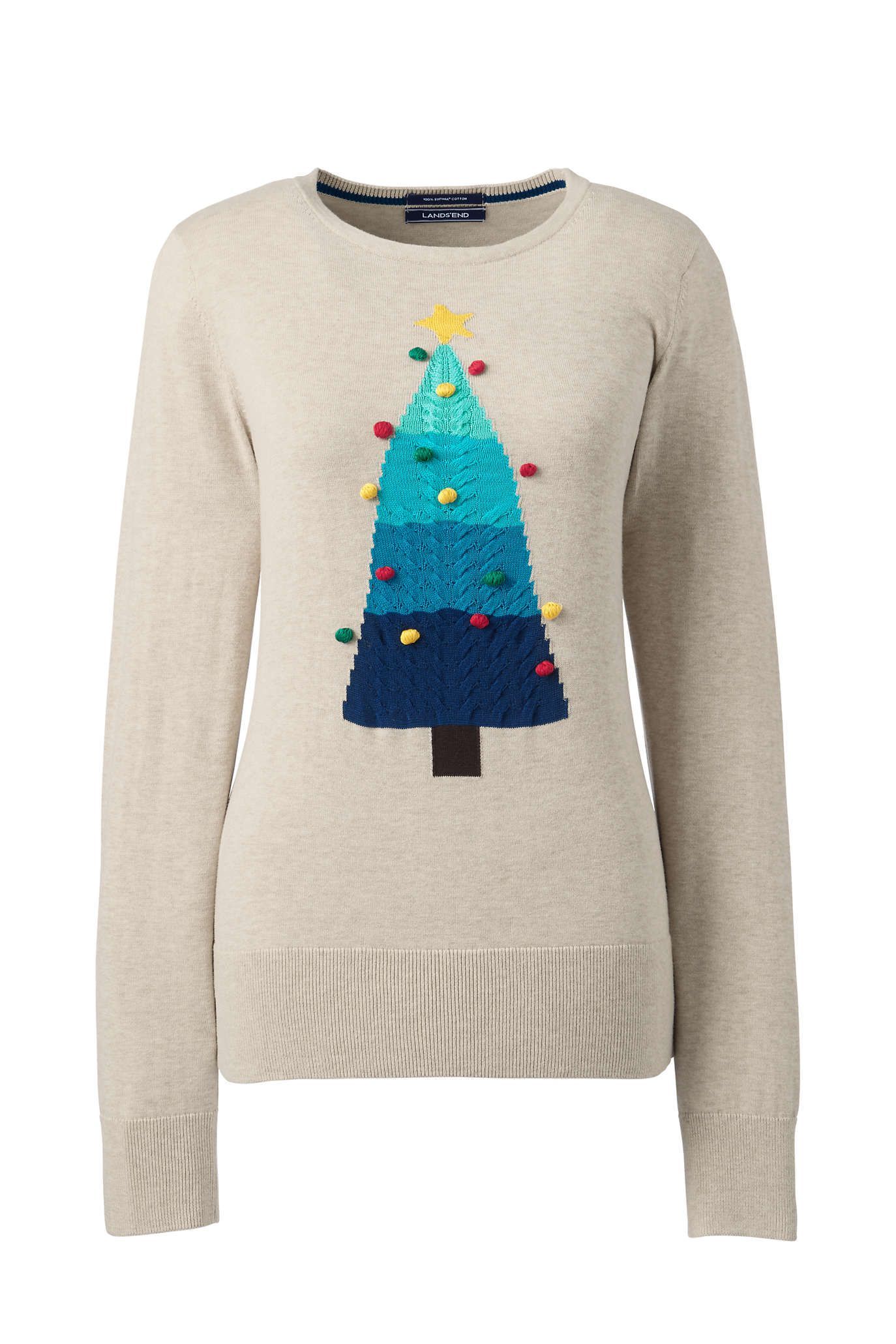 happy little trees christmas sweater