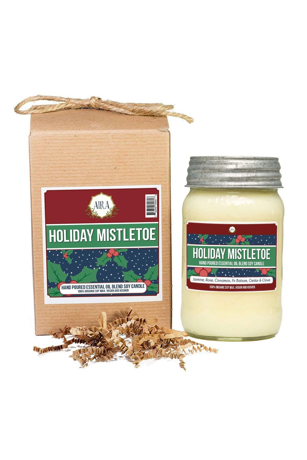 Holiday Mistletoe Candle