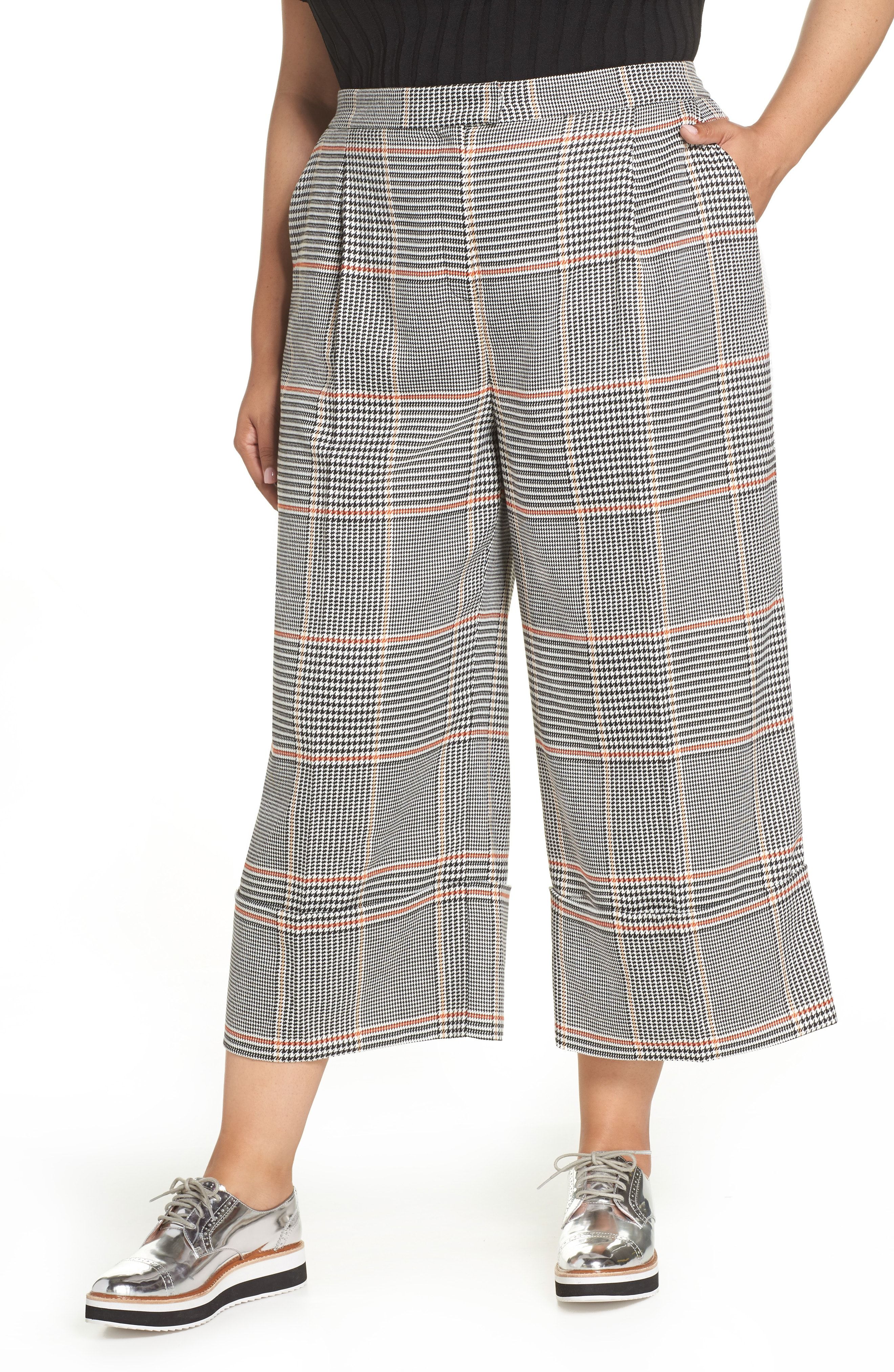 Halogen wide sale leg crop pants