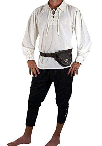 Medieval Pirate Lace Up Shirt