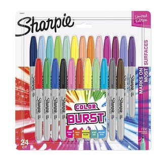 Assorted Color Burst Sharpie Pens