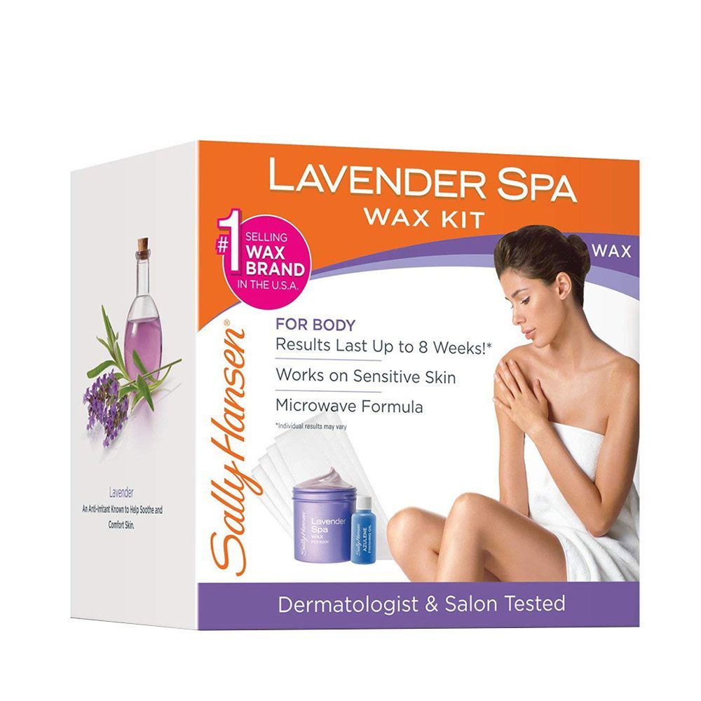 Sally Hansen Lavender Spa Wax Hair Removal Kit