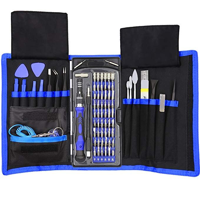 80 in 1 Precision Screwdriver Set with Magnetic Driver Kit, Professional Electronics Repair Tool Kit with Portable Oxford Bag for Repair Cell Phone, iPhone, iPad, Watch, Tablet, PC, MacBook and More