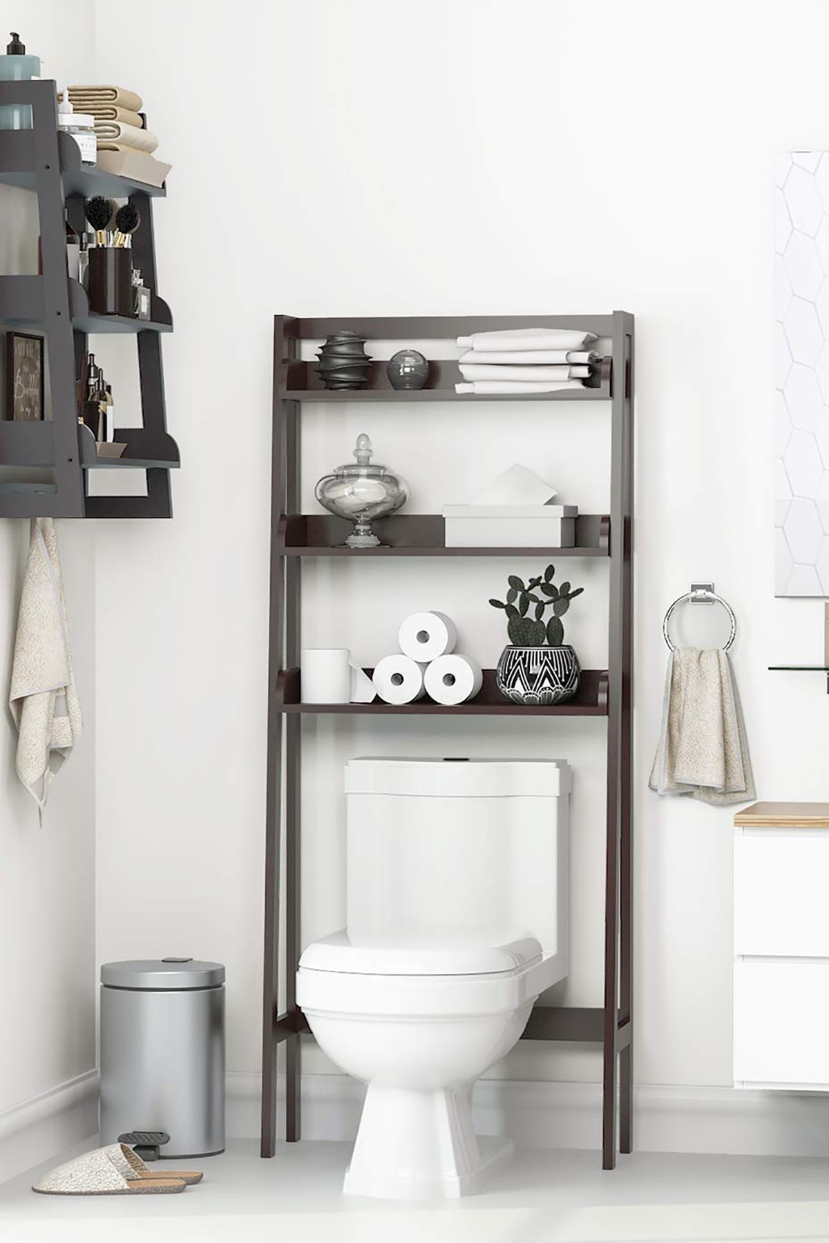 bathroom organizer shelf