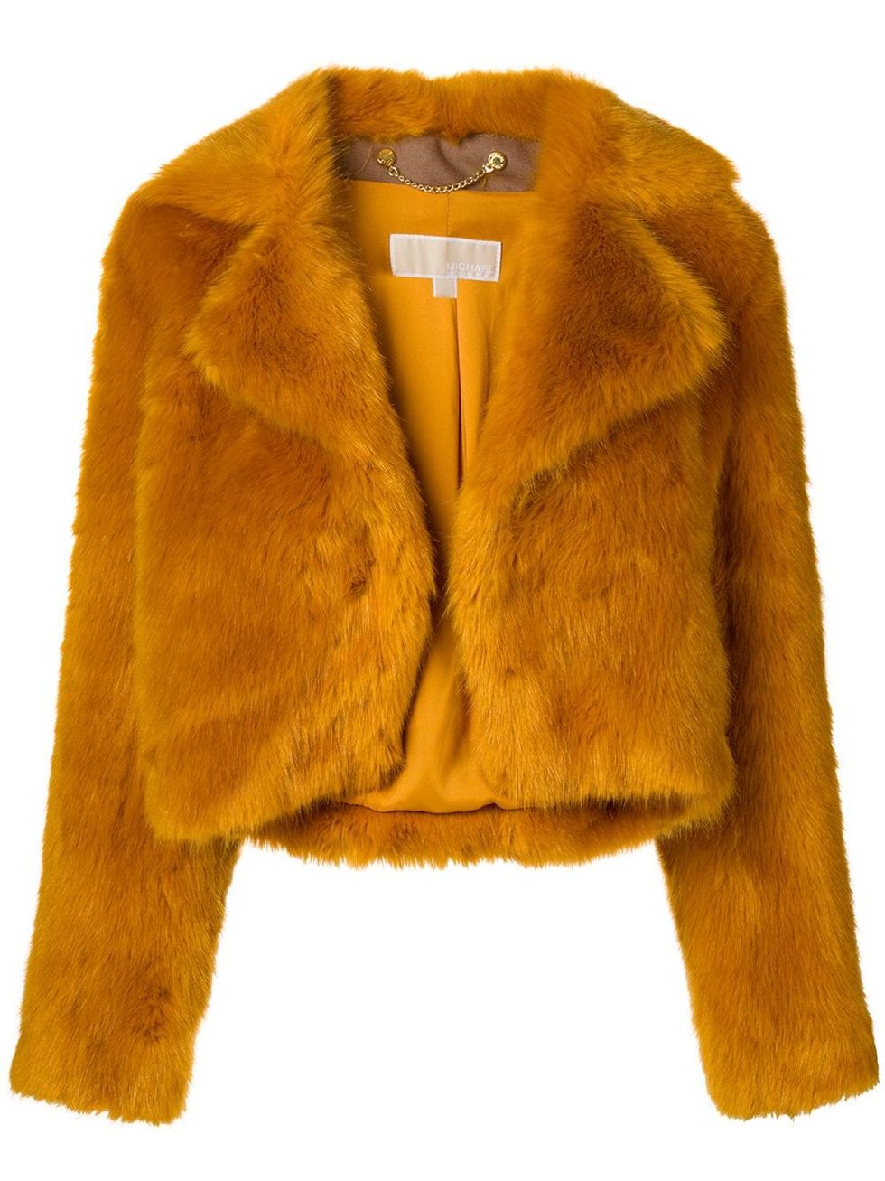 Cropped Faux Fur Jacket