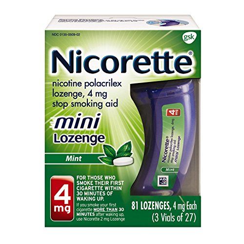 Mini Nicorette Nicotine Lozenges