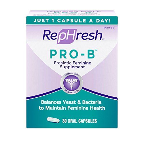 RepHresh Pro-B Probiotic Feminine Supplement, 30 Count