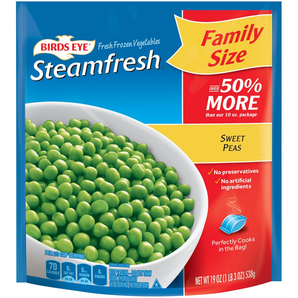 Birds Eye Peas