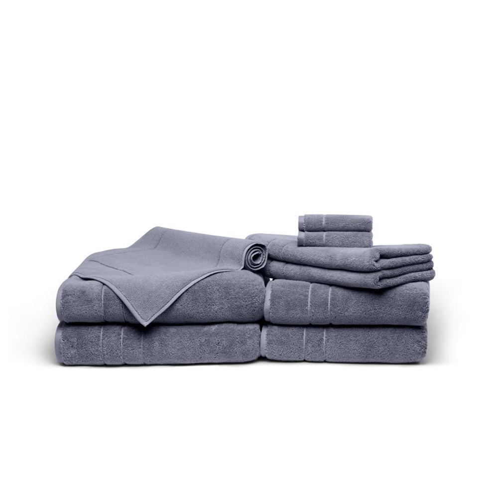 Luxury Super-Plush Spa Bath Towels in Light Grey by Brooklinen - Holiday Gift Ideas