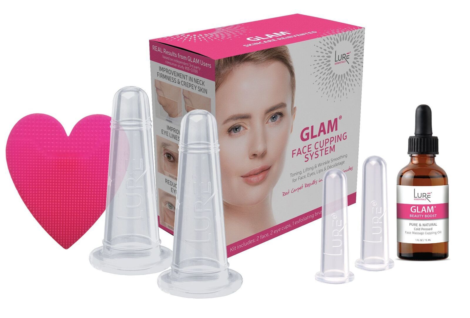 Lure Essentials Glam Facial Cupping Set