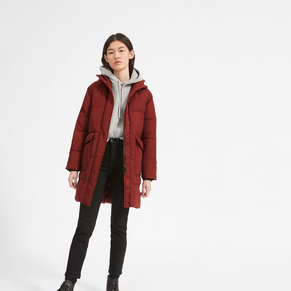 Stay Warm and Stylish with the Everlane ReNew Long Puffer Jacket