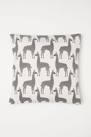 Llama Cotton Cushion Cover