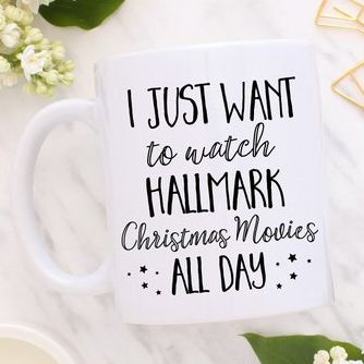 Hallmark Christmas Movie Watching Mug