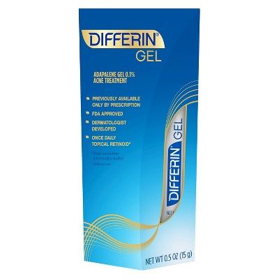 Differin Adapalene Gel Acne Treatment, 0.5oz