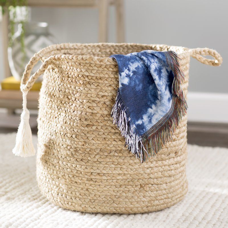 Hand-Crafted Natural Jute Basket