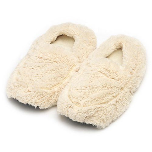 Cream Microwavable Slippers