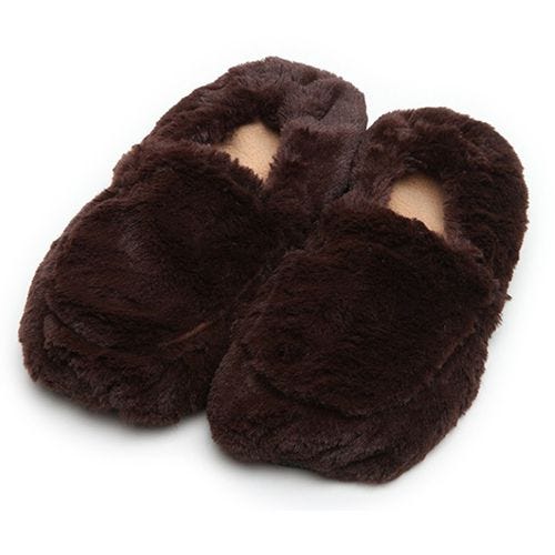 Brown Microwavable Slippers