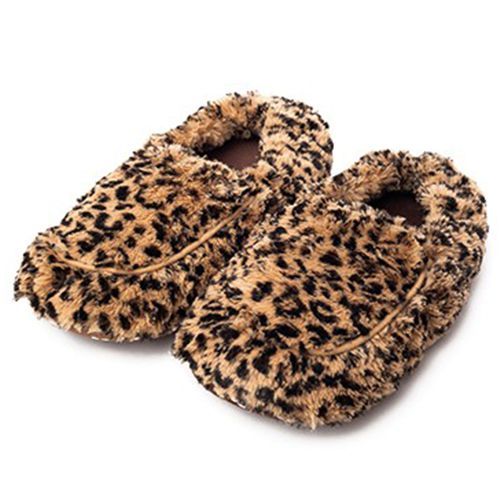 Leopard Microwavable Slippers