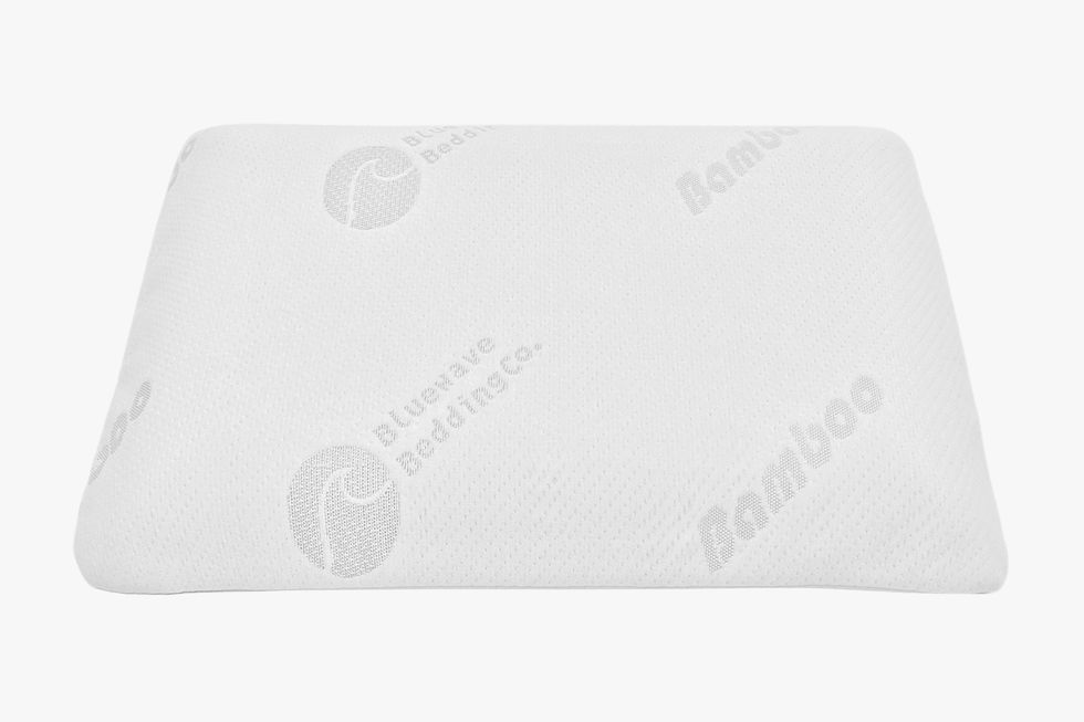 Bluewave Bedding Ultra Slim Gel-Infused Memory Foam Pillow 