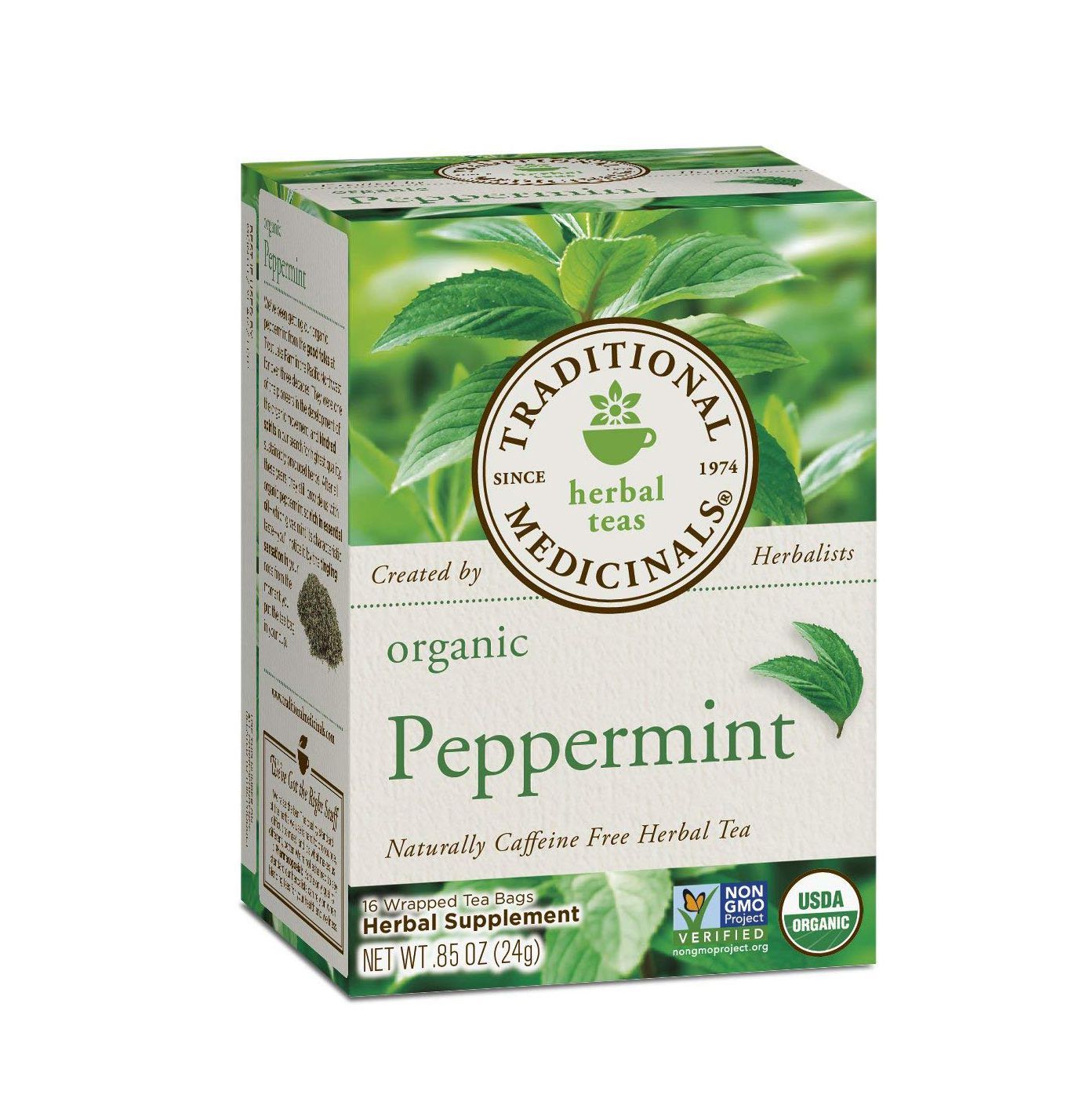 Traditional Medicinals Organic Peppermint Herbal Leaf Tea