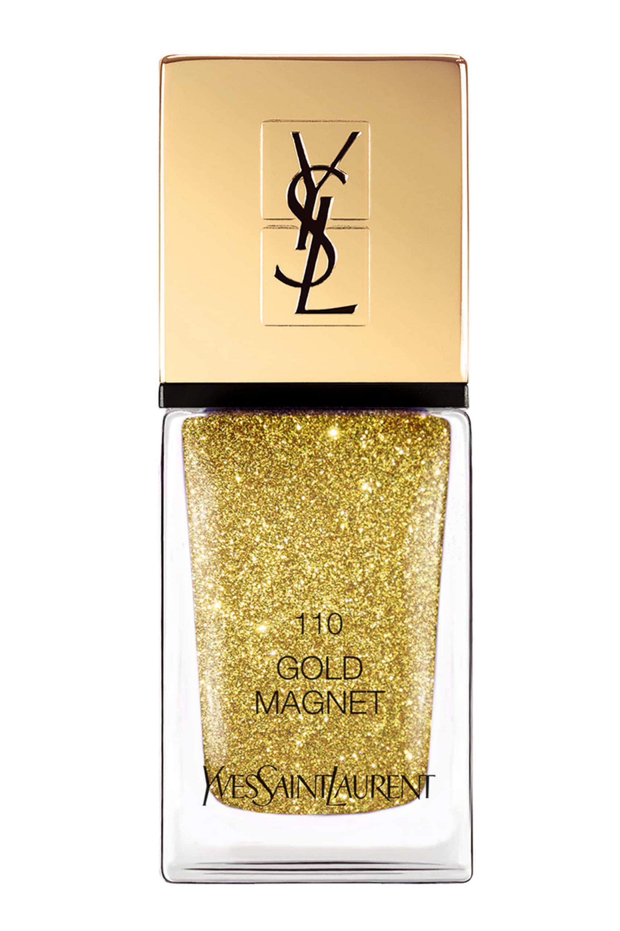 ysl holographic black nail polish