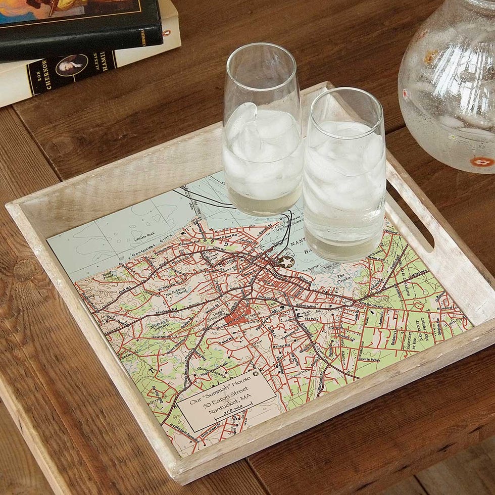 Custom Map Serving Tray